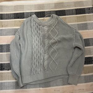 Free People Cable Knit Sweater
